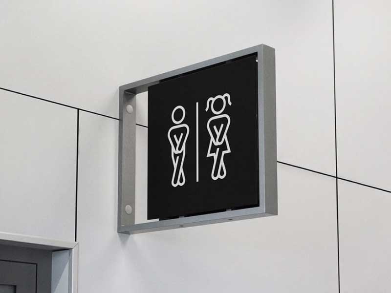 Restroom Signage